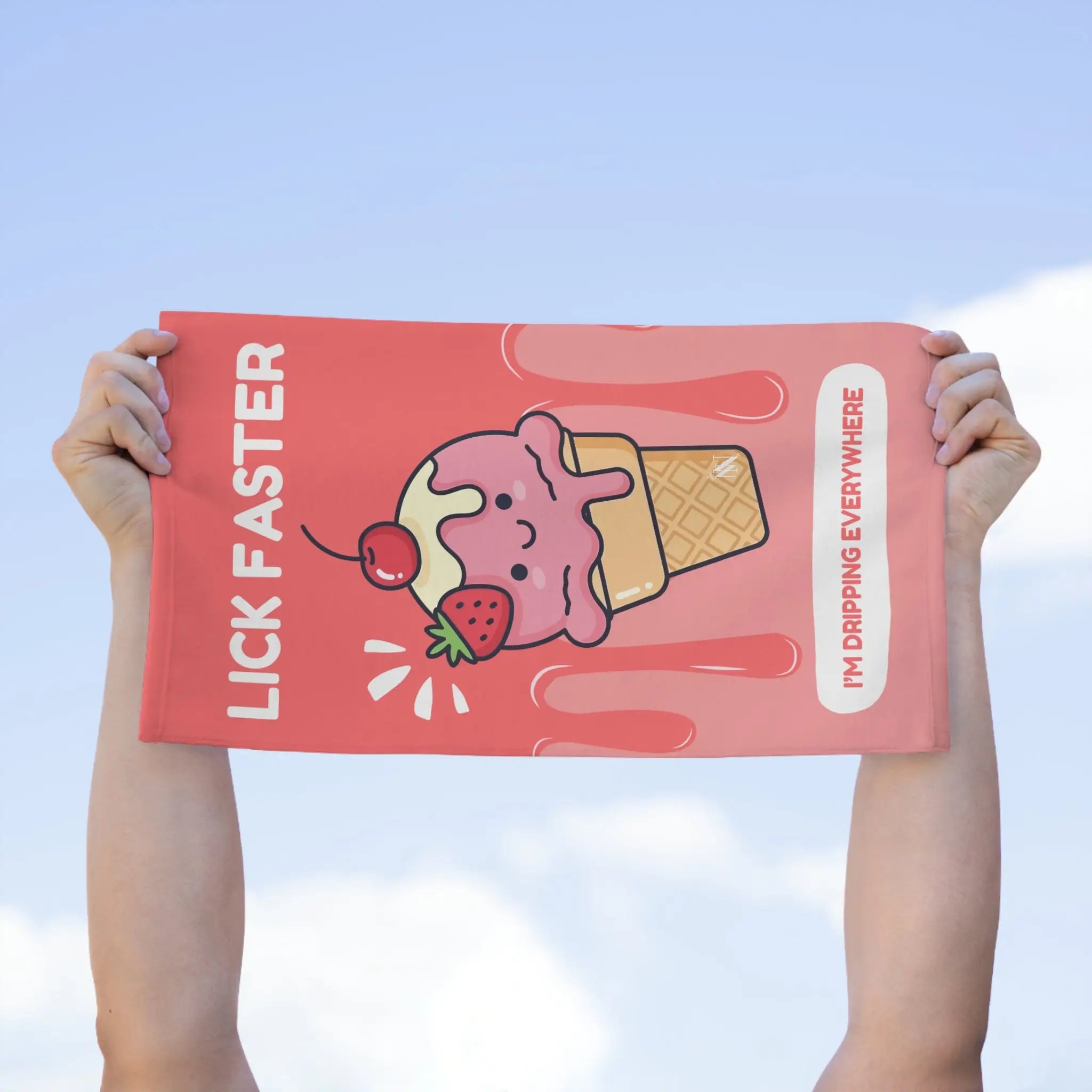Lick Faster Sex Towel