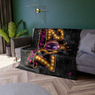 Cheers to More Trouble New Year | Nectar Napkins Fun-Flirty Lovers’ Crushed Velvet Blankets