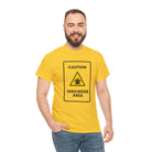 Caution High Noise Area | Mix & Match Cotton Unisex Fun-Flirty Lovers’ T-Shirts