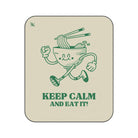 Keep Calm & Eat It! Travel-Friendly Water-Resistant Sex Blanket