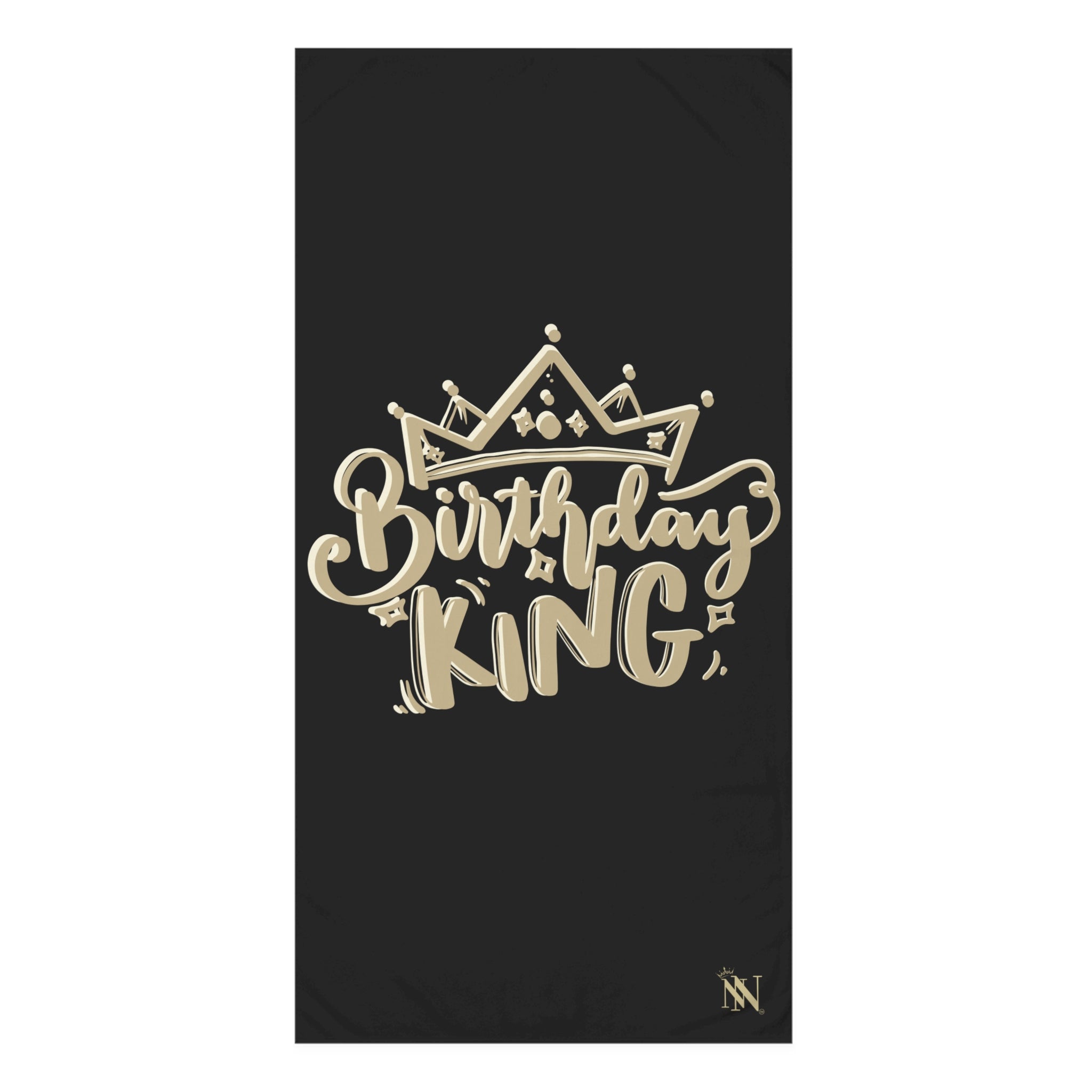 Gold Crown Birthday King | Mix & Match XL Fun-Flirty Lovers’ Towels