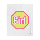 Stop Girl Stop | Mix & Match Velveteen Fun-Flirty Lovers’ Blankets