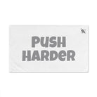 Push Harder Grey | Mix & Match Original Fun-Flirty Lovers’ Towels