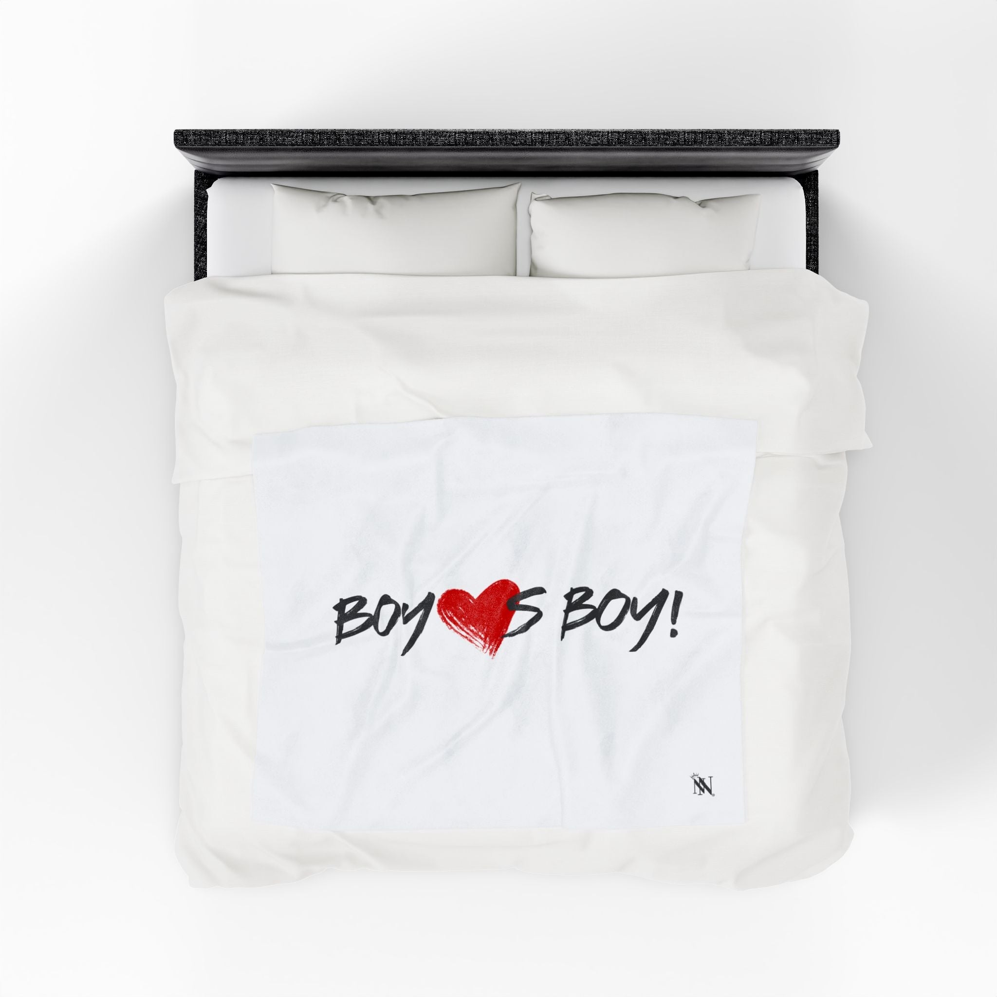 Boy Loves Boy! | Mix & Match Velveteen Fun-Flirty Lovers’ Blankets