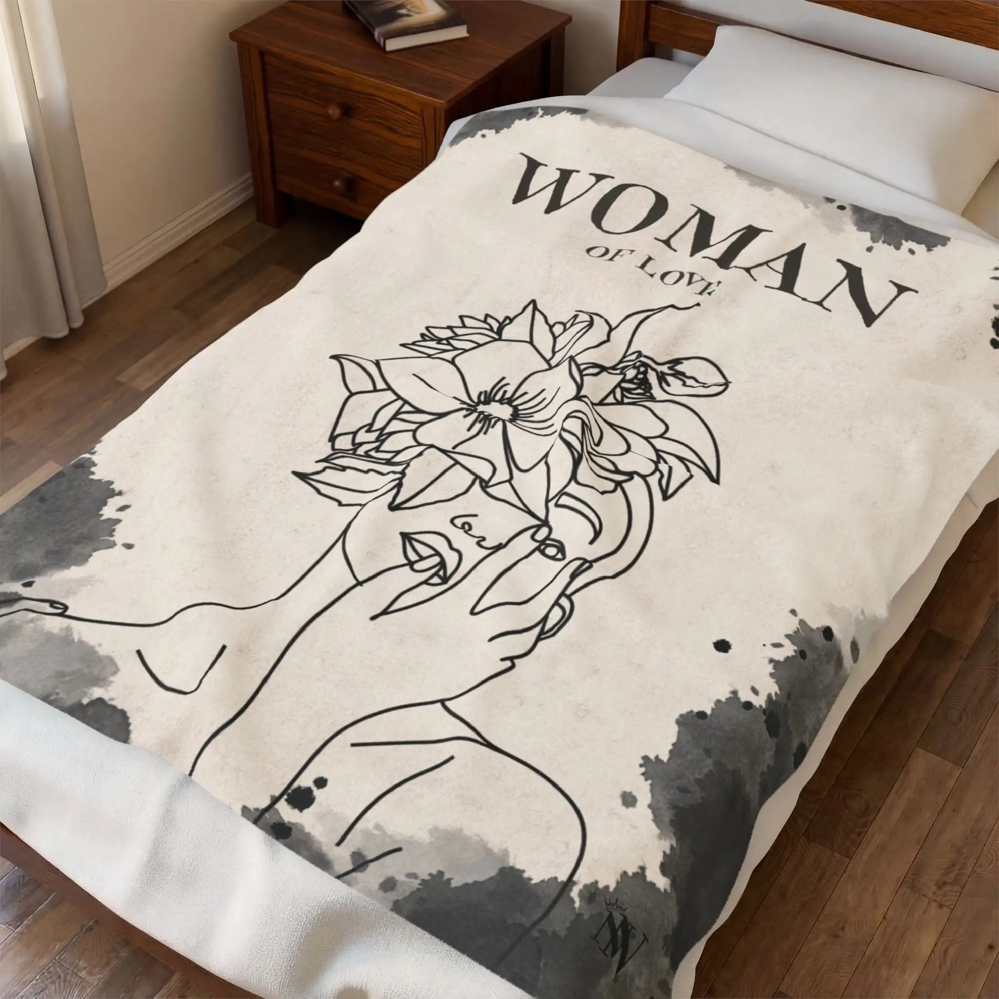 Woman of Love Vintage Blanket