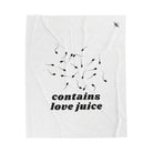 Contains Love Juice | Mix & Match Fun-Flirty Lovers’ Blankets