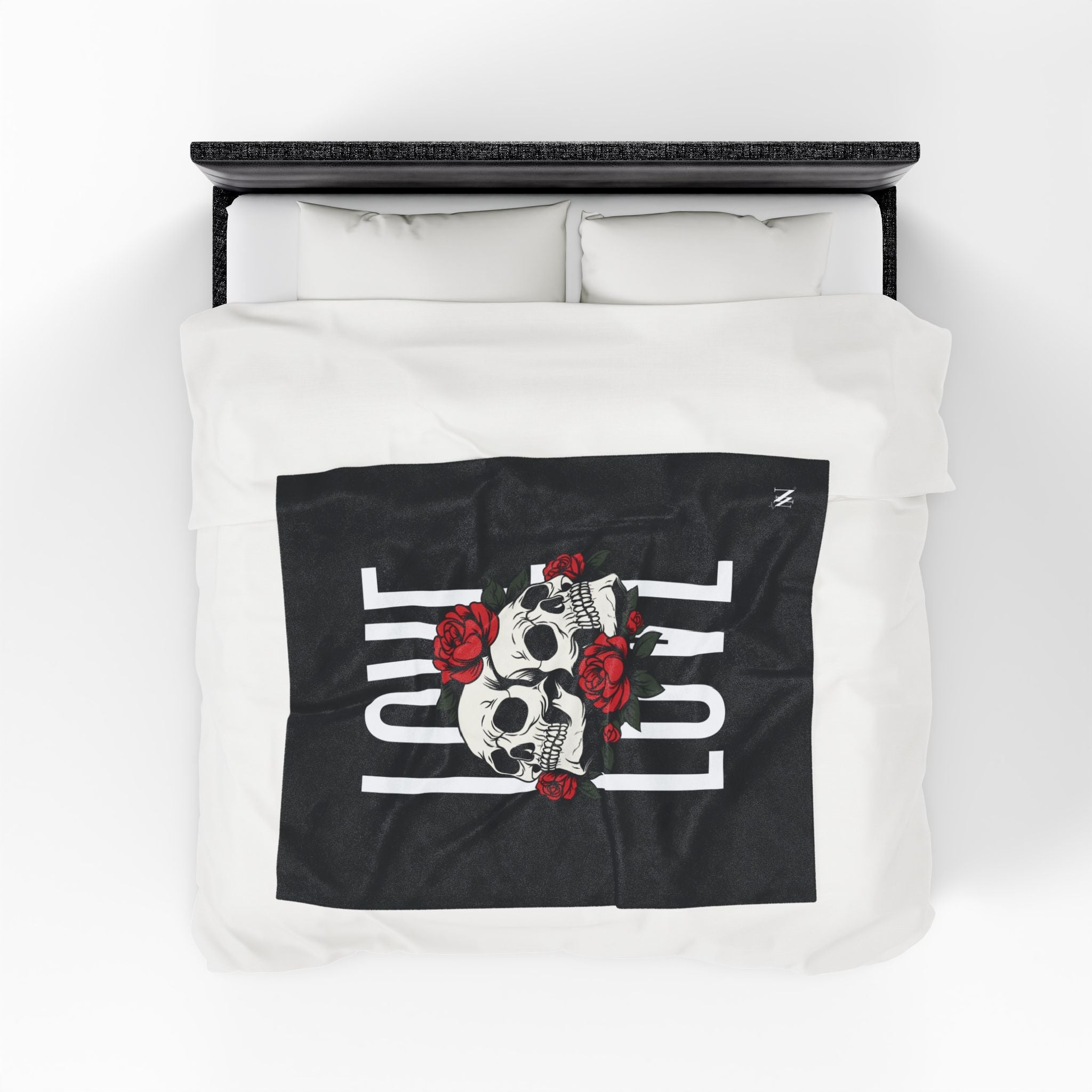 Roses Skulls & Love | Mix & Match Soft Fun-Flirty Lovers’ Blankets