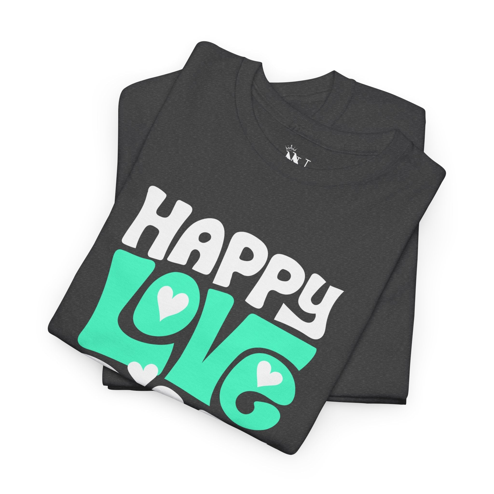 Happy Love Day Hearts | Mix & Match Cotton Unisex Fun-Flirty Lovers’ T-Shirts