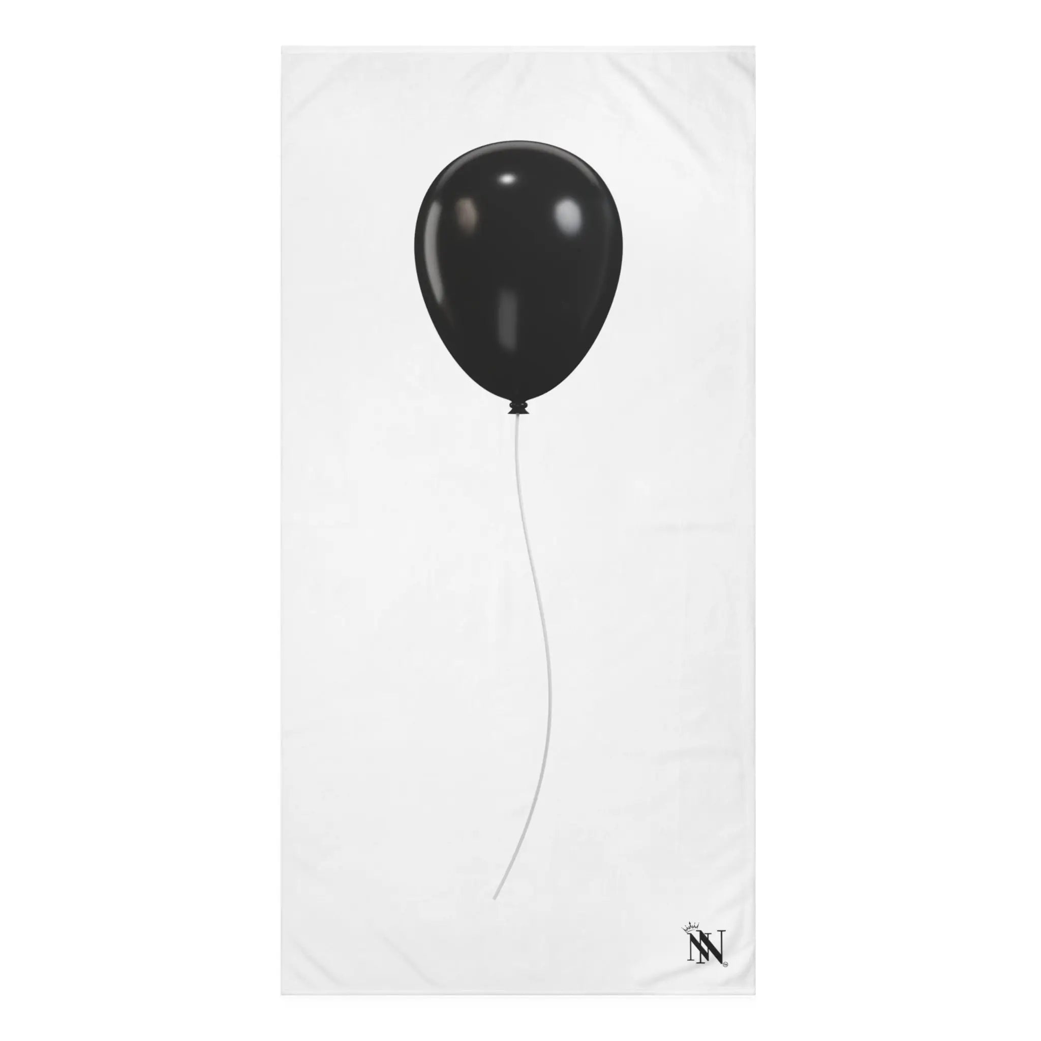 Single Black Party Balloon | Mix & Match XL Fun-Flirty Lovers’ Towels