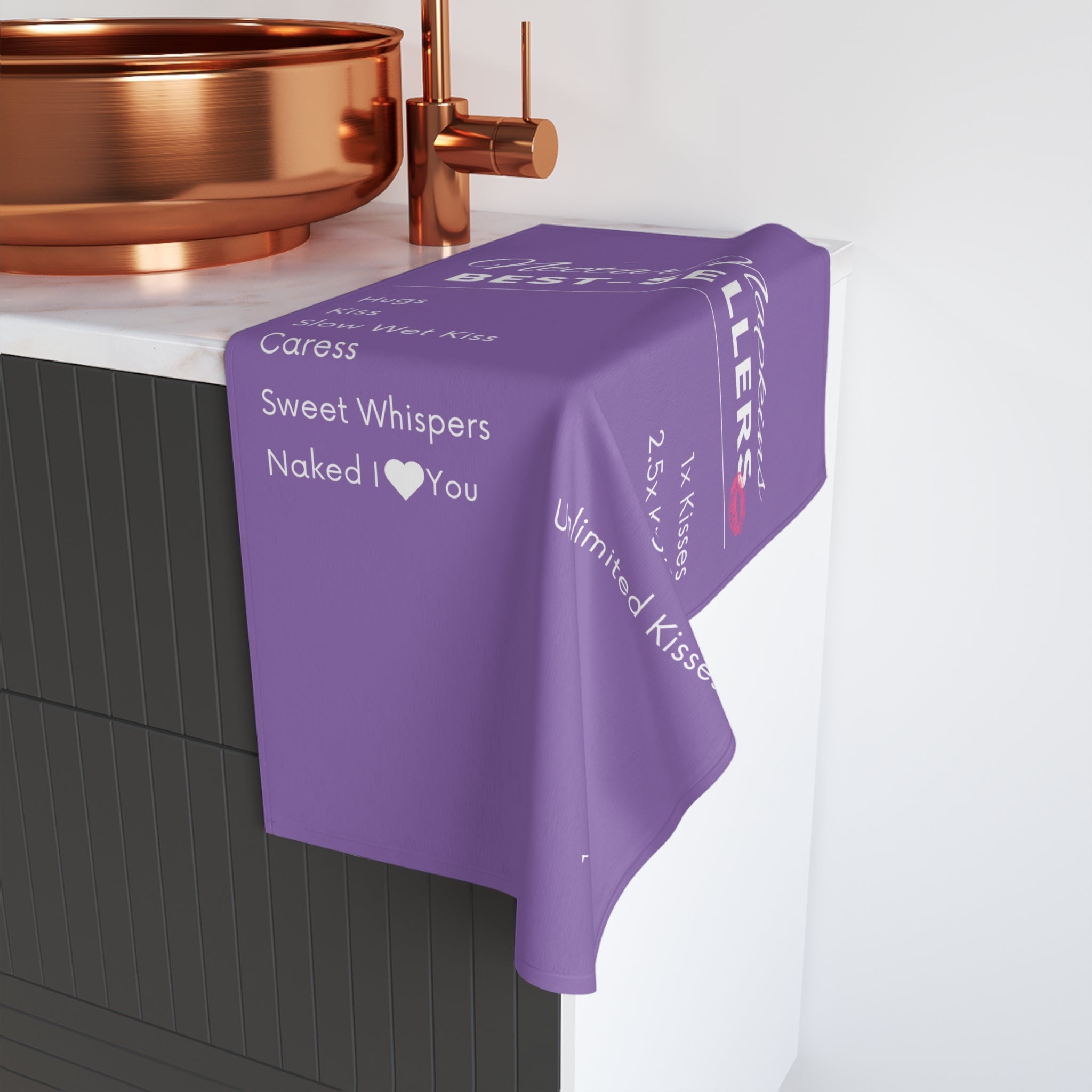 Best Sellers Lavendar | Mix & Match Original Fun-Flirty Lovers’ Towels