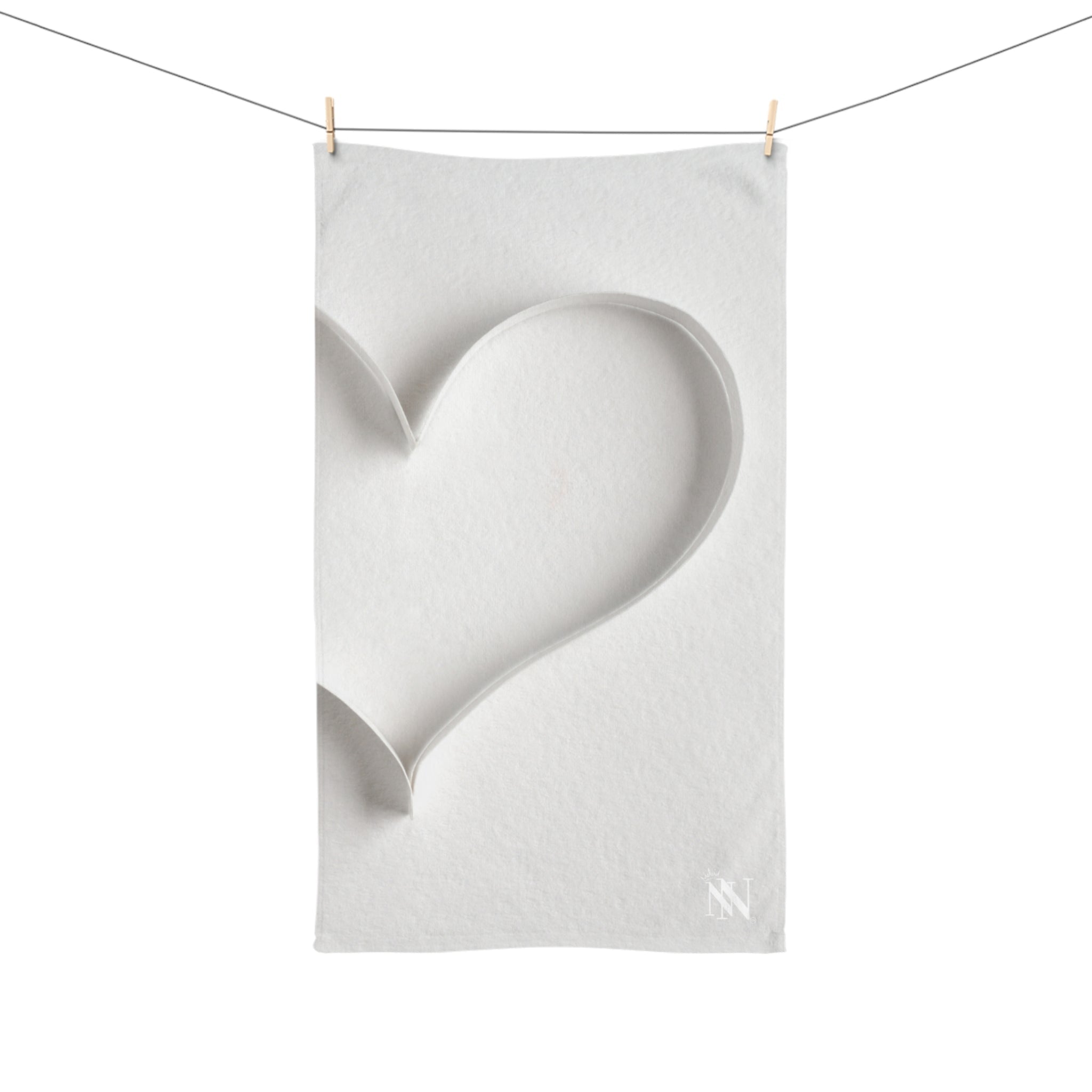Paper Heart 3D Print | Mix & Match Original Fun-Flirty Lovers’ Towels