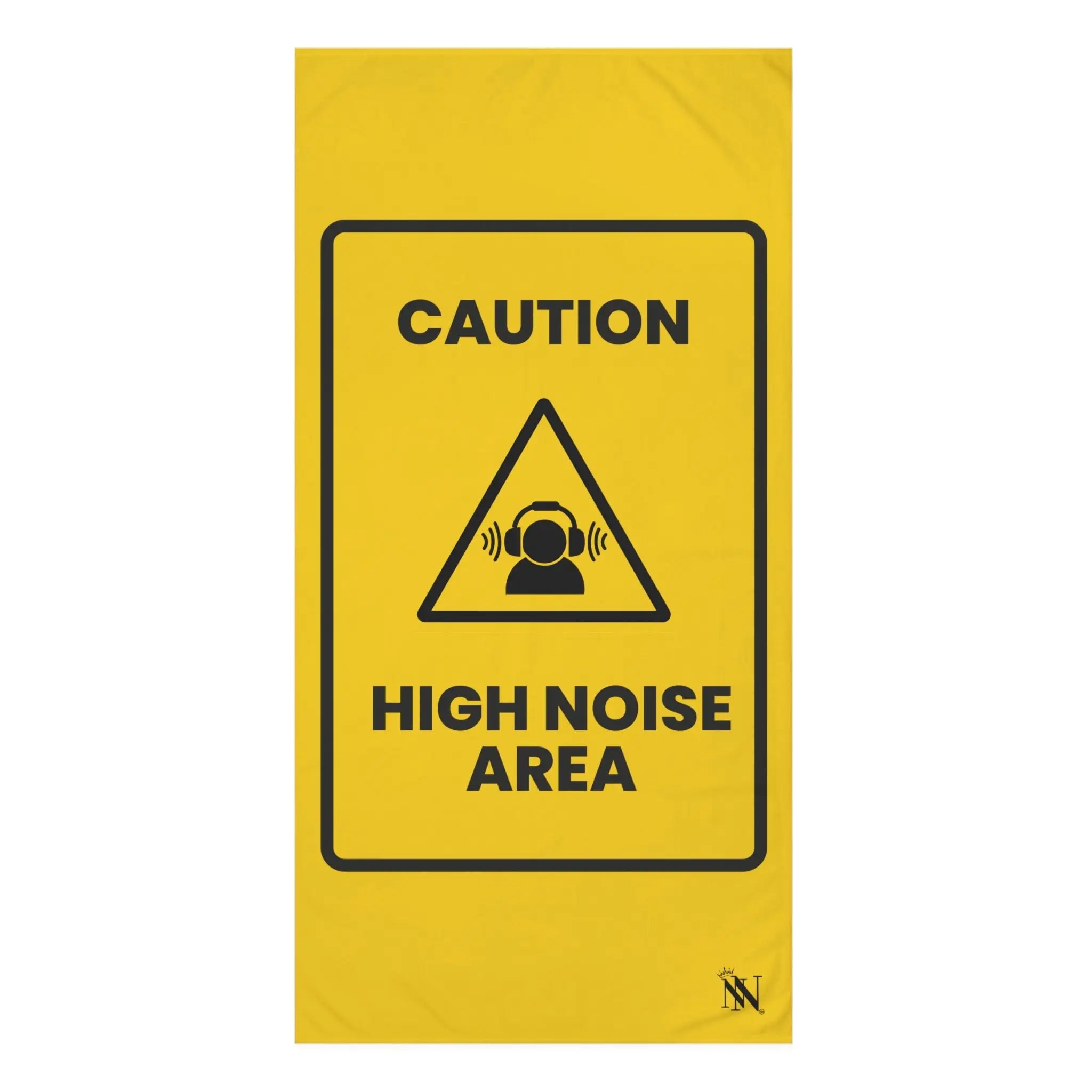 Caution High Noise Area | Mix & Match XL Fun-Flirty Lovers’ Towels