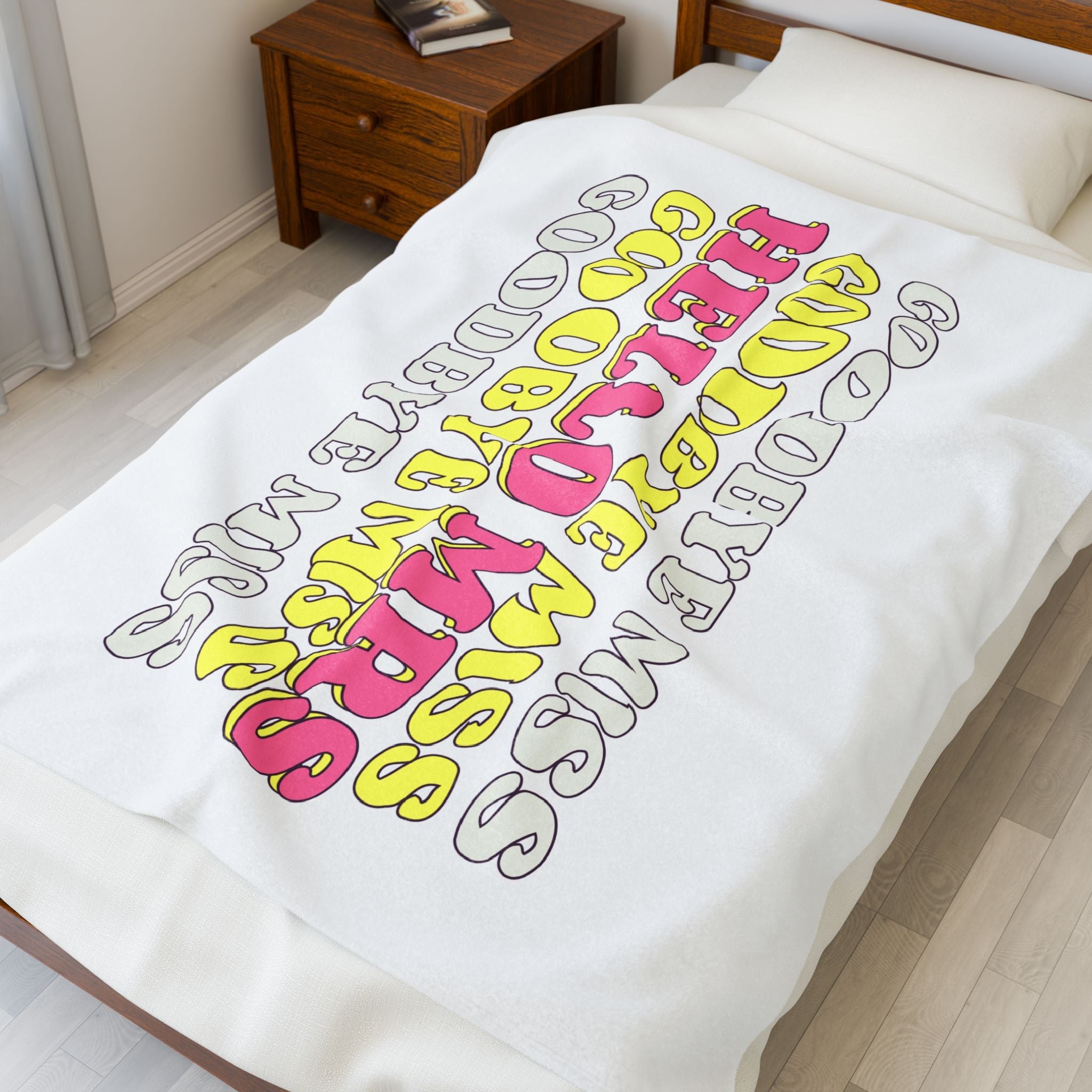 Goodbye Miss Hello Mrs | Mix & Match Soft Fun-Flirty Lovers’ Blankets