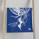 Mermaid On Moon Blue Cum Towel