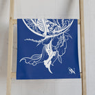 Mermaid On Moon Blue | Mix & Match Classic Fun-Flirty Lovers’ Towels