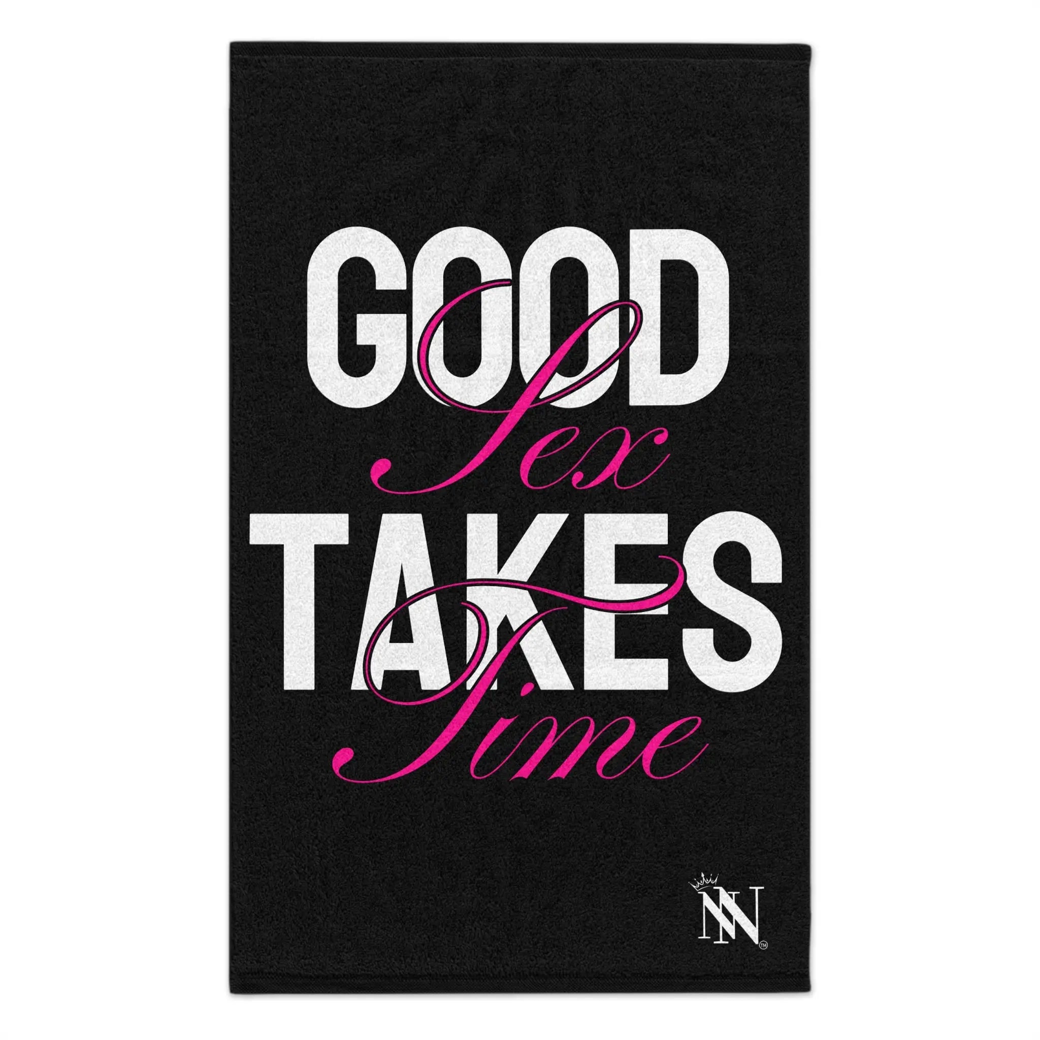 Good Sex Takes Time | Mix & Match Soft Fun-Flirty Lovers’ Towels