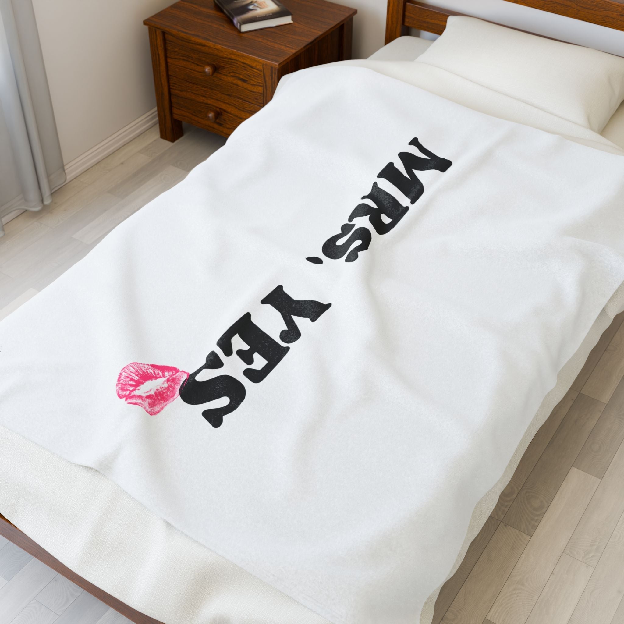 Mrs. Yes | Mix & Match Velveteen Fun-Flirty Lovers’ Blankets
