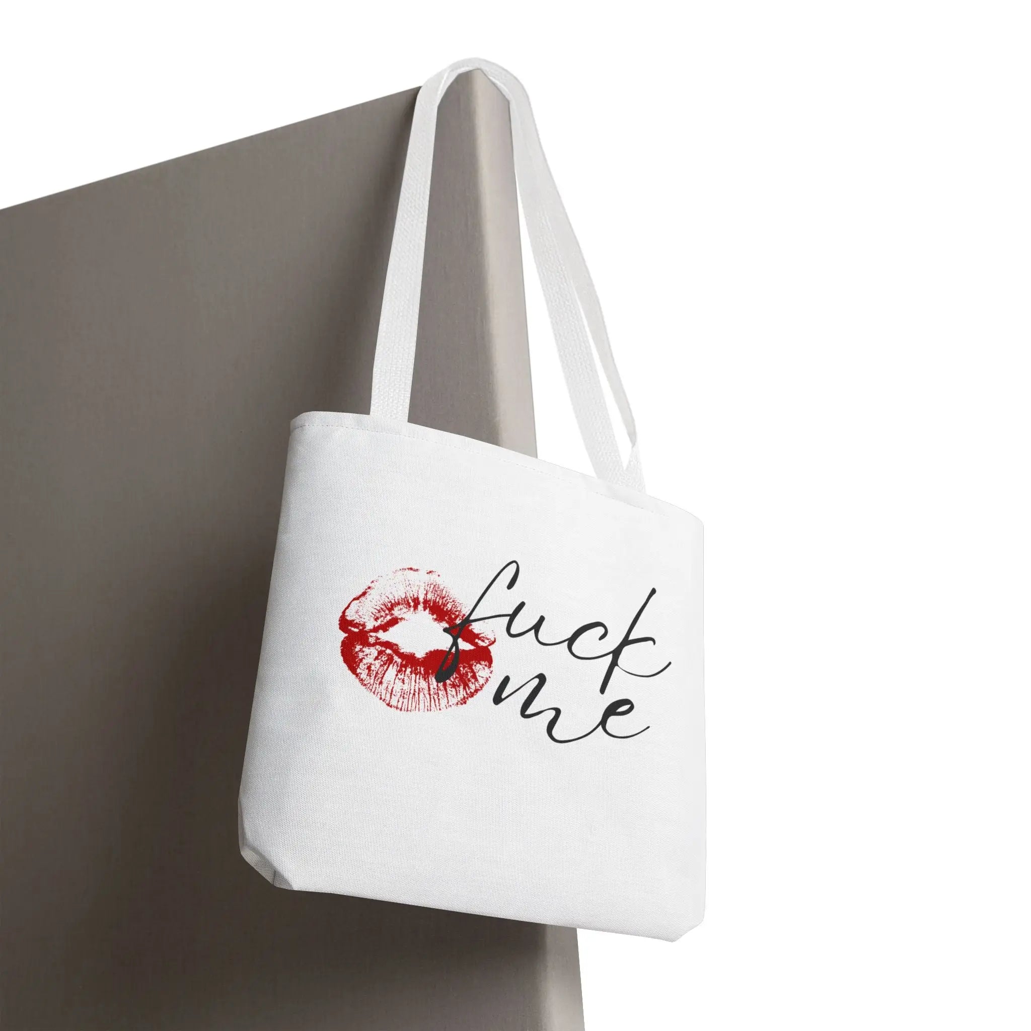 Fuck Me with a Kiss Tote Bag