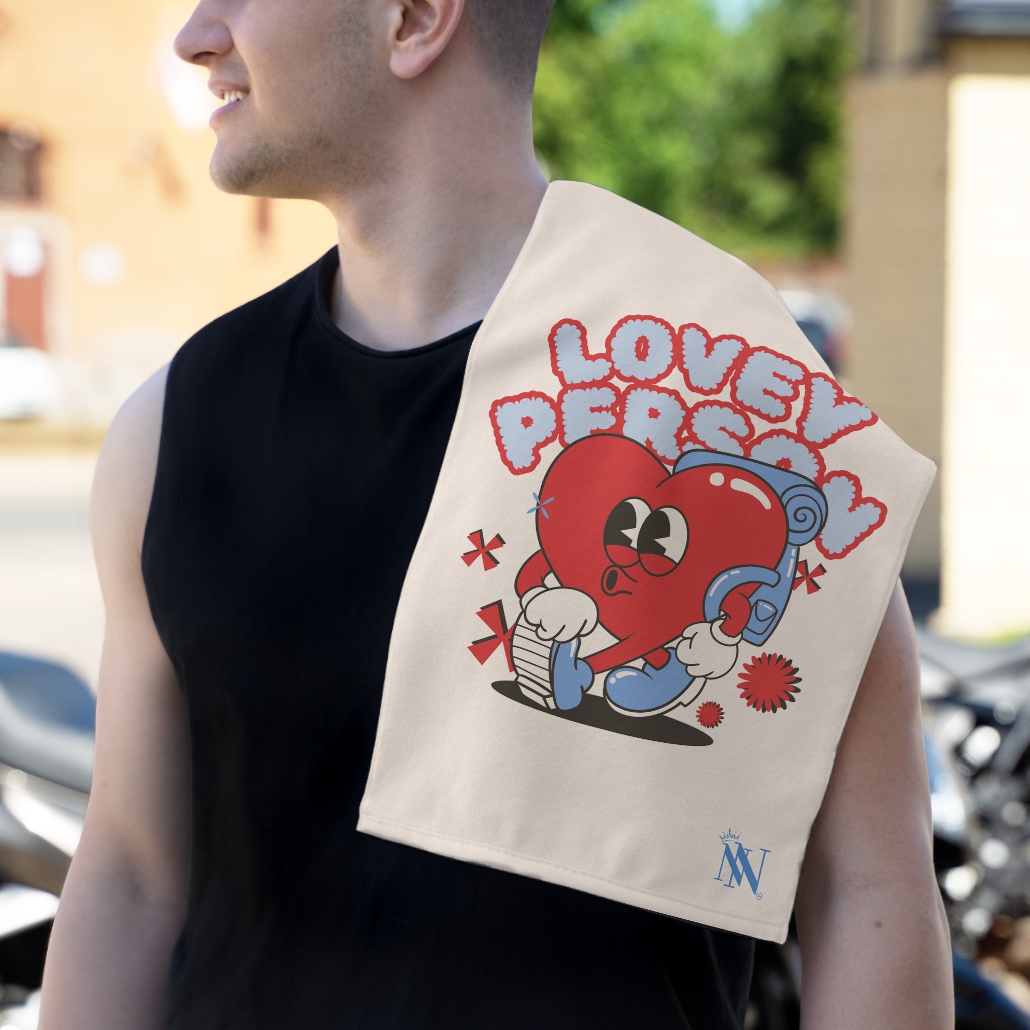 Lovey Person | Mix & Match Soft Fun-Flirty Lovers’ Towels