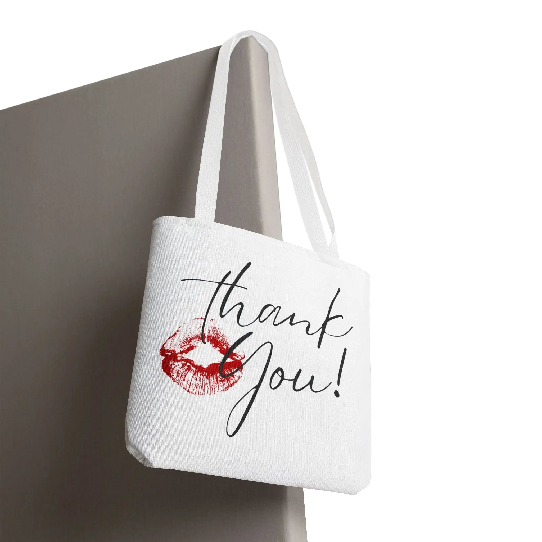 Thank You! with a Kiss Tote Bag