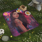 Flirty Girl Graphic | Mix Match Fun-Flirty Lovers’ Water-Resistant Blankets