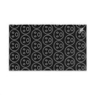 Surprised Emoji Pattern Black | Mix & Match Classic Fun-Flirty Lovers’ Towels
