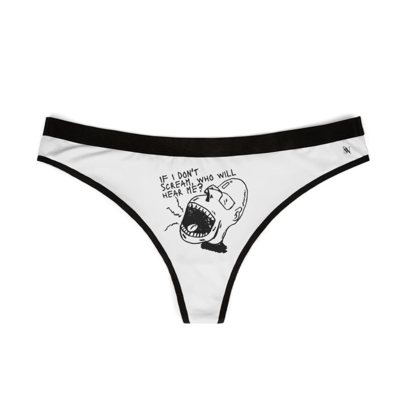 If I Don’t Scream | Mix & Match Women’s Fun-Flirty Lovers’ Thongs