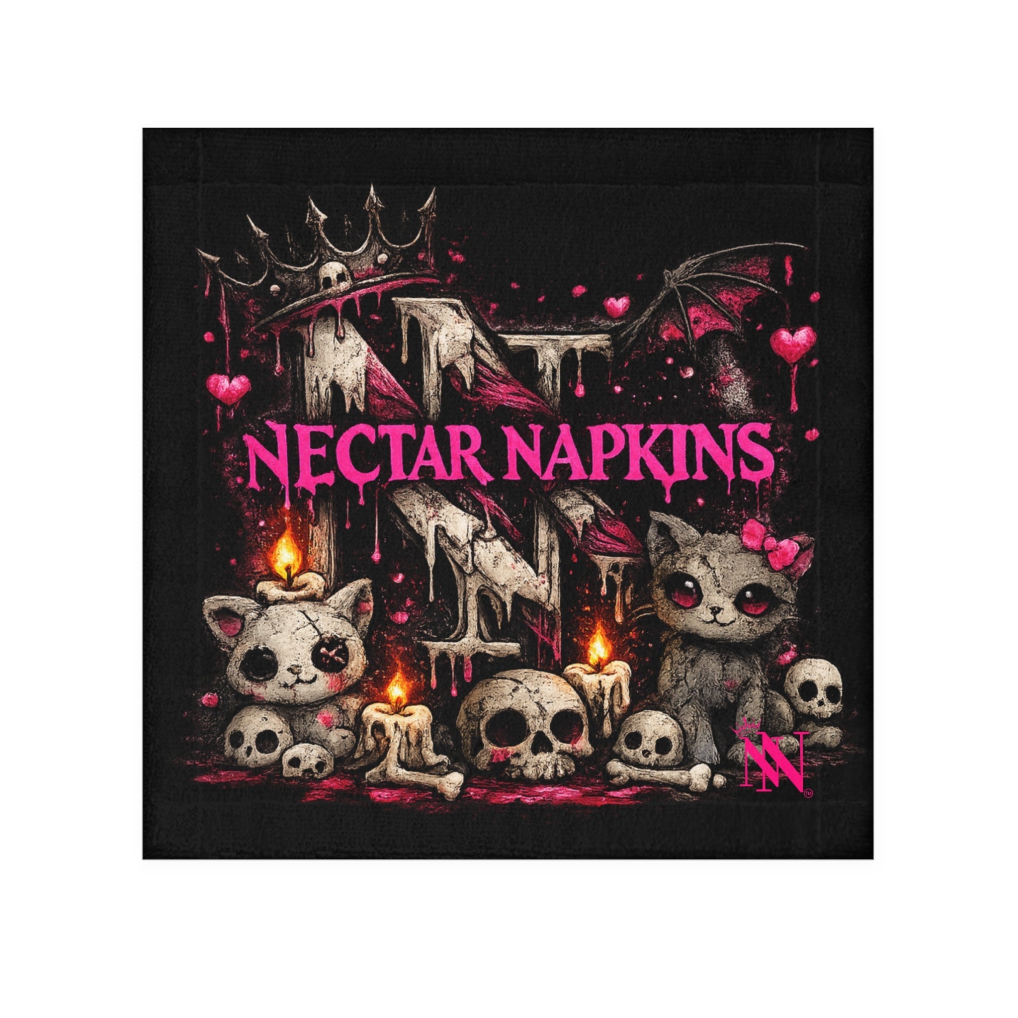 Nectar Napkins Gothic Kitty Women’s Cum Rag