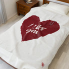 I Love You Paper Note Lovers’ Silky Soft Blanket