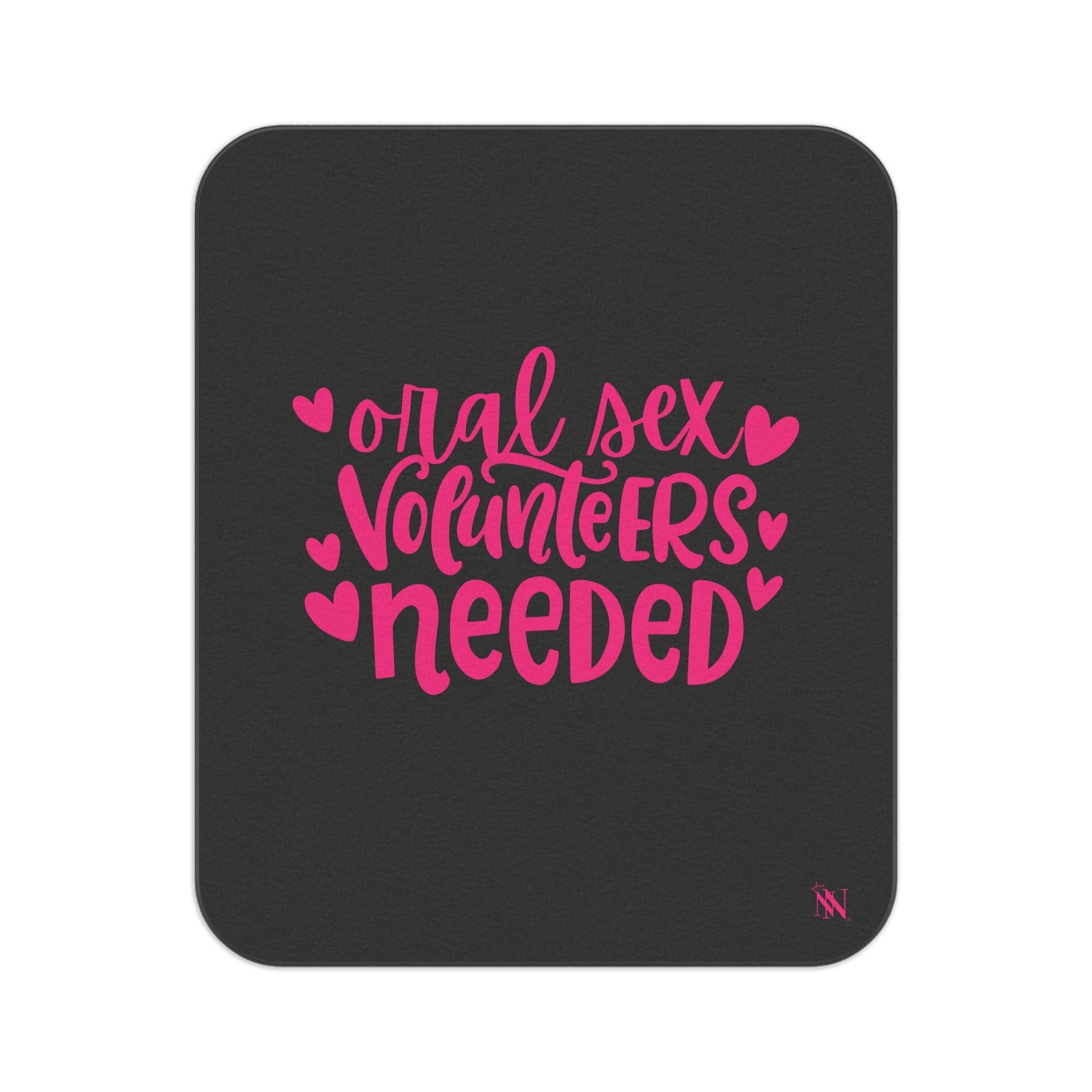 Oral Sex Volunteers Needed | Mix Match Fun-Flirty Lovers’ Water-Resistant Blankets