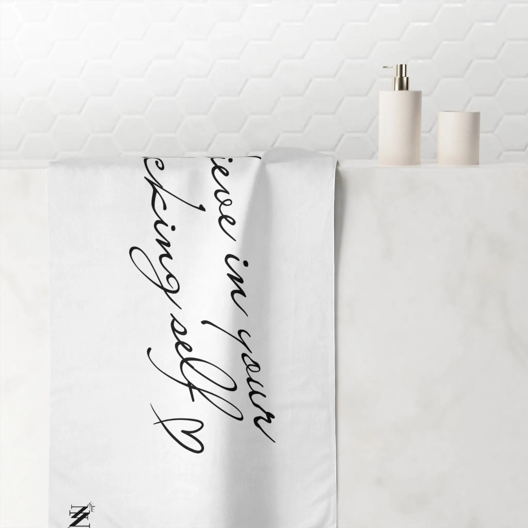 Believe in Your Fucking Self | Mix & Match XL Fun-Flirty Lovers’ Towels