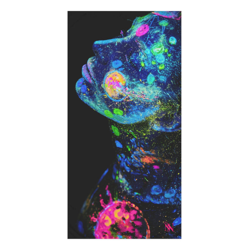 She Glows Blacklight Graphic | Mix & Match XL Fun-Flirty Lovers’ Towels