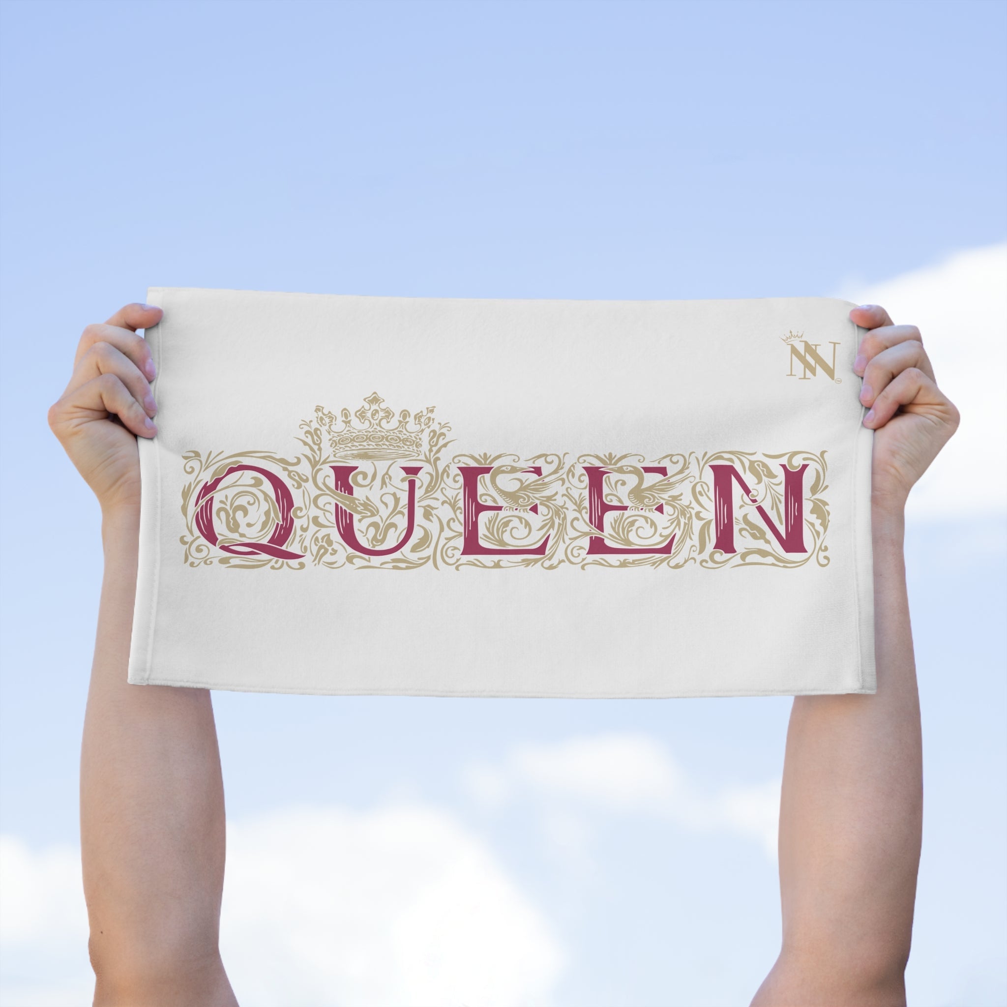 Gold Filigree Queen | Mix & Match Soft Fun-Flirty Lovers’ Towels