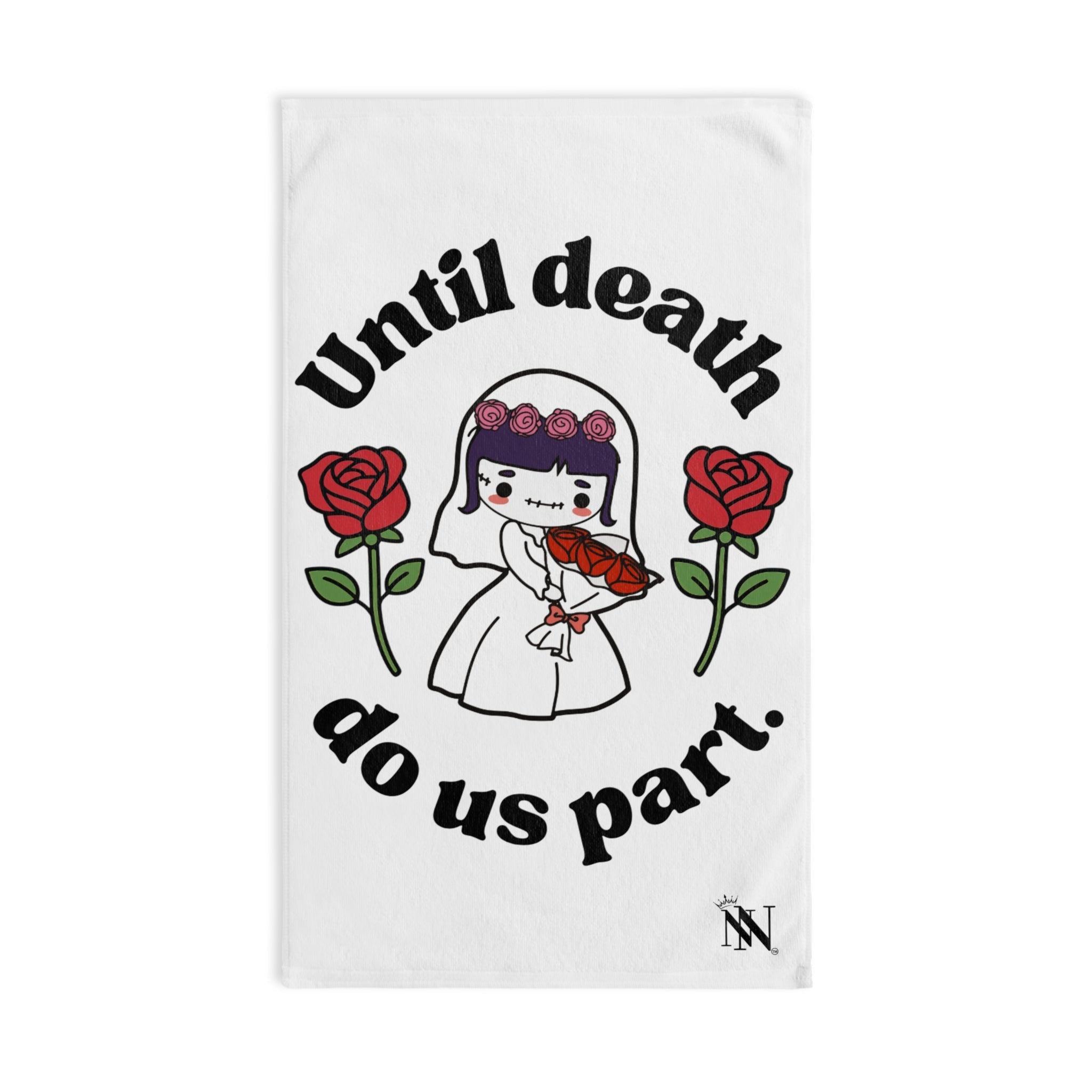 Until Death Do Us Part. Dead Bride Doll Cum Towel