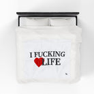 I Fucking Love Life | Mix & Match Soft Fun-Flirty Lovers’ Blankets