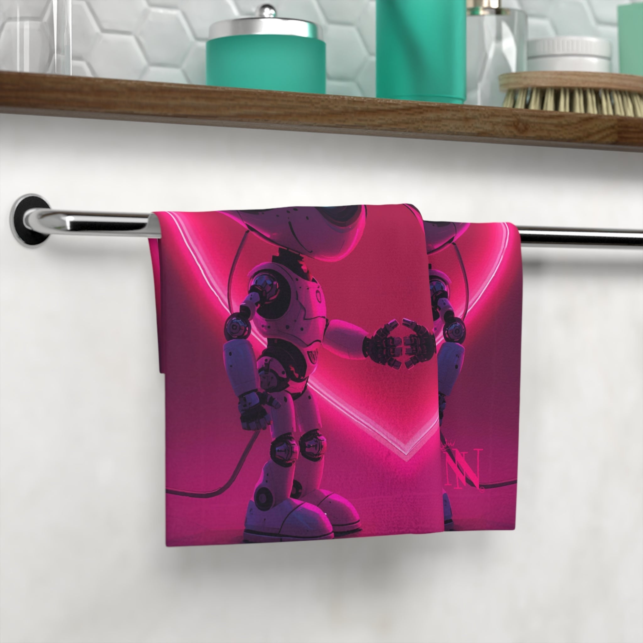 AI Robot Love | Mix & Match Lils’ Fun-Flirty Lovers’ Towels