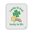 Lucky in Bed Lucky in Life St. Patrick’s Day | Mix Match Fun-Flirty Lovers’ Water-Resistant Blankets