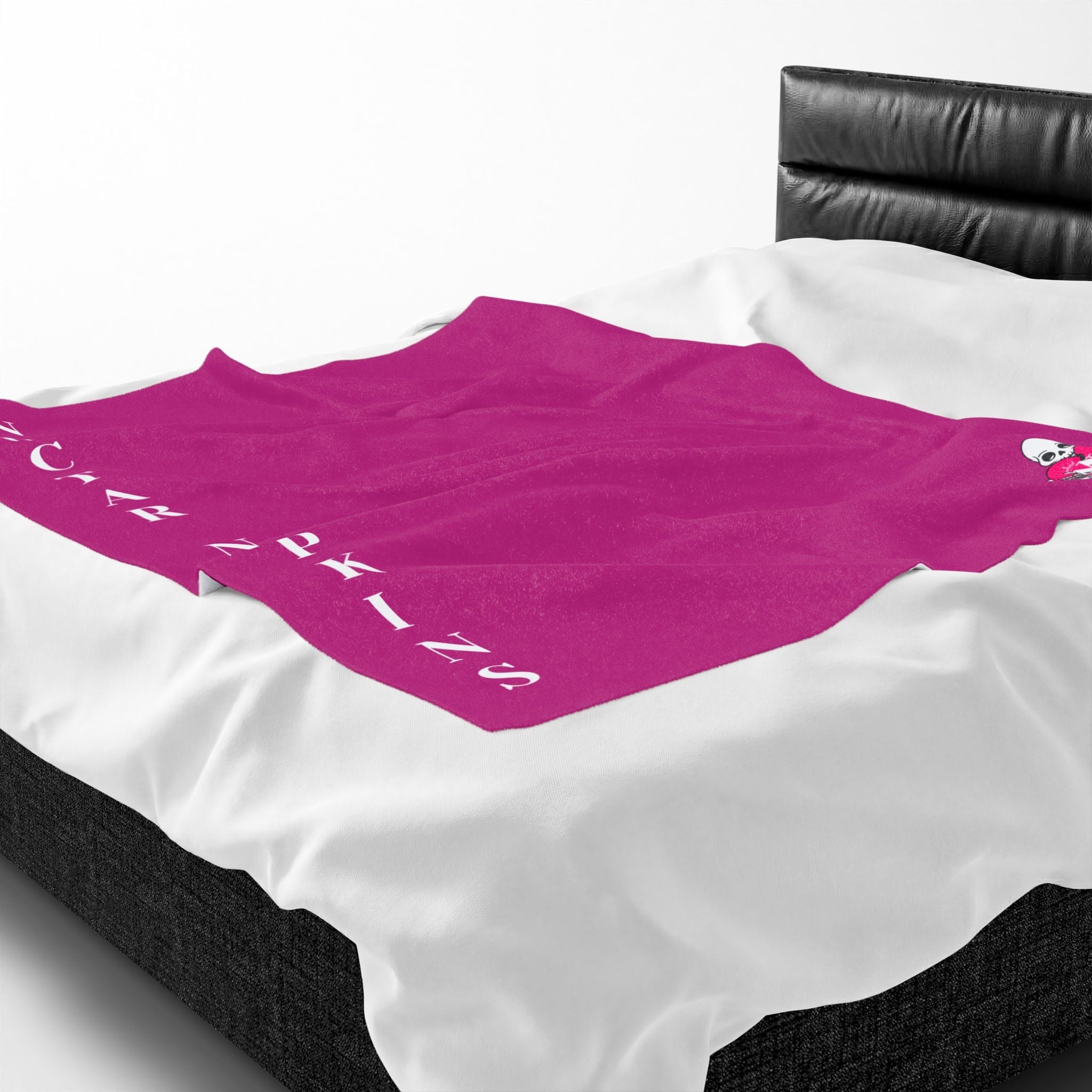 Nectar Napkins Brand Fuscia Pink Love Blanket