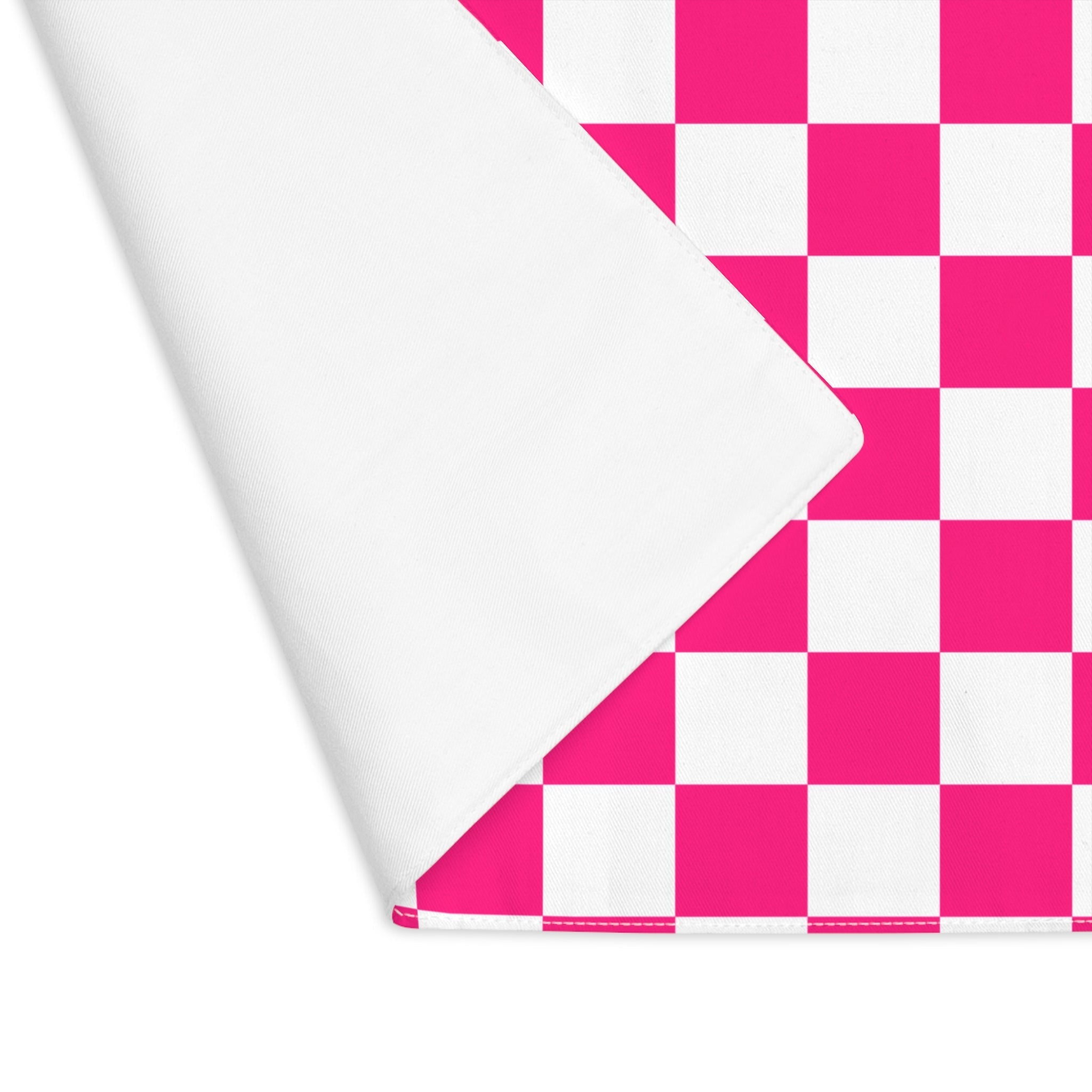 Signature Pink White Checkered | Mix & Match Playful Fun-Flirty Lovers’ Toy Mats