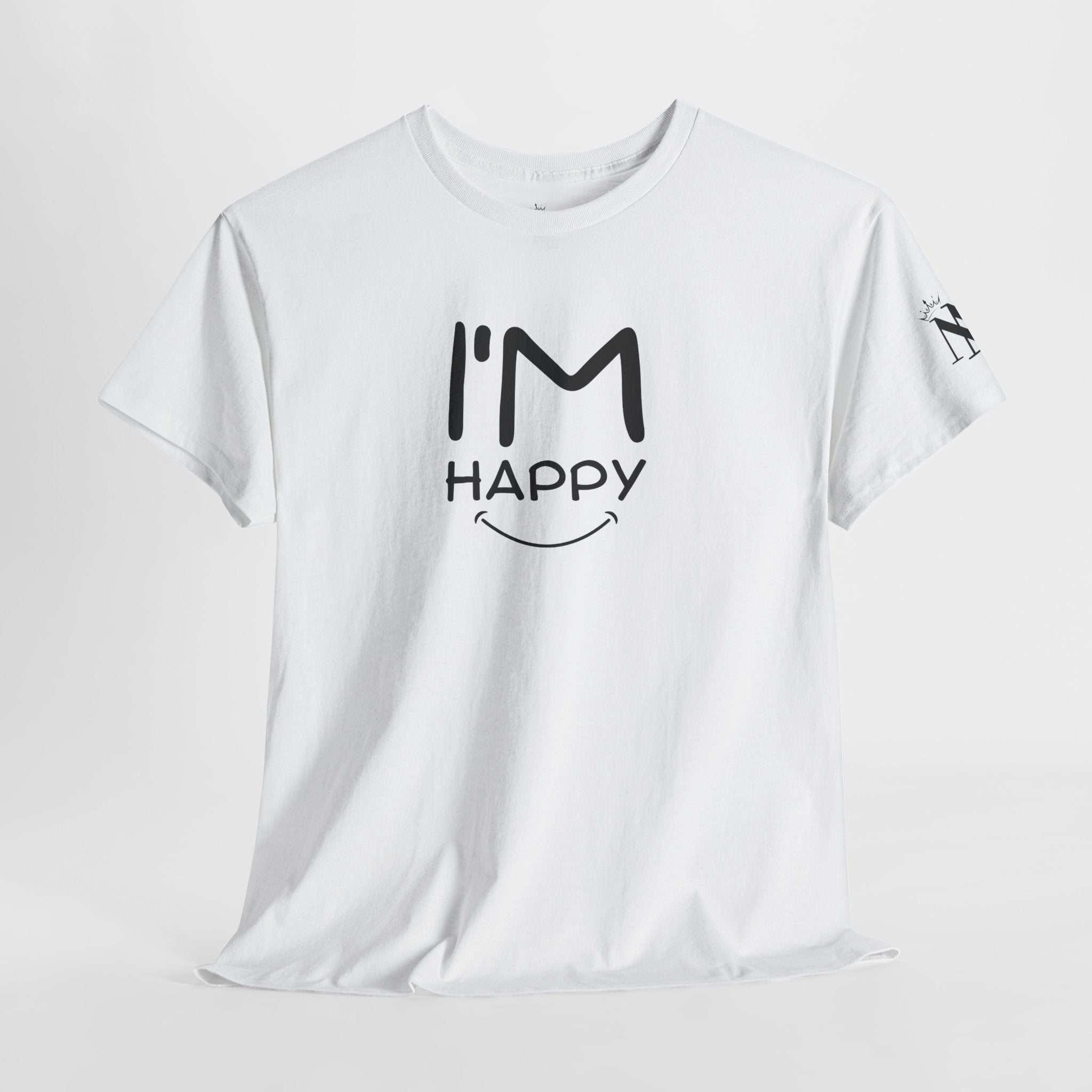 I’m Happy Smile | Mix & Match Cotton Unisex Fun-Flirty Lovers’ T-Shirts