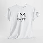 I’m Happy Smile | Mix & Match Cotton Unisex Fun-Flirty Lovers’ T-Shirts