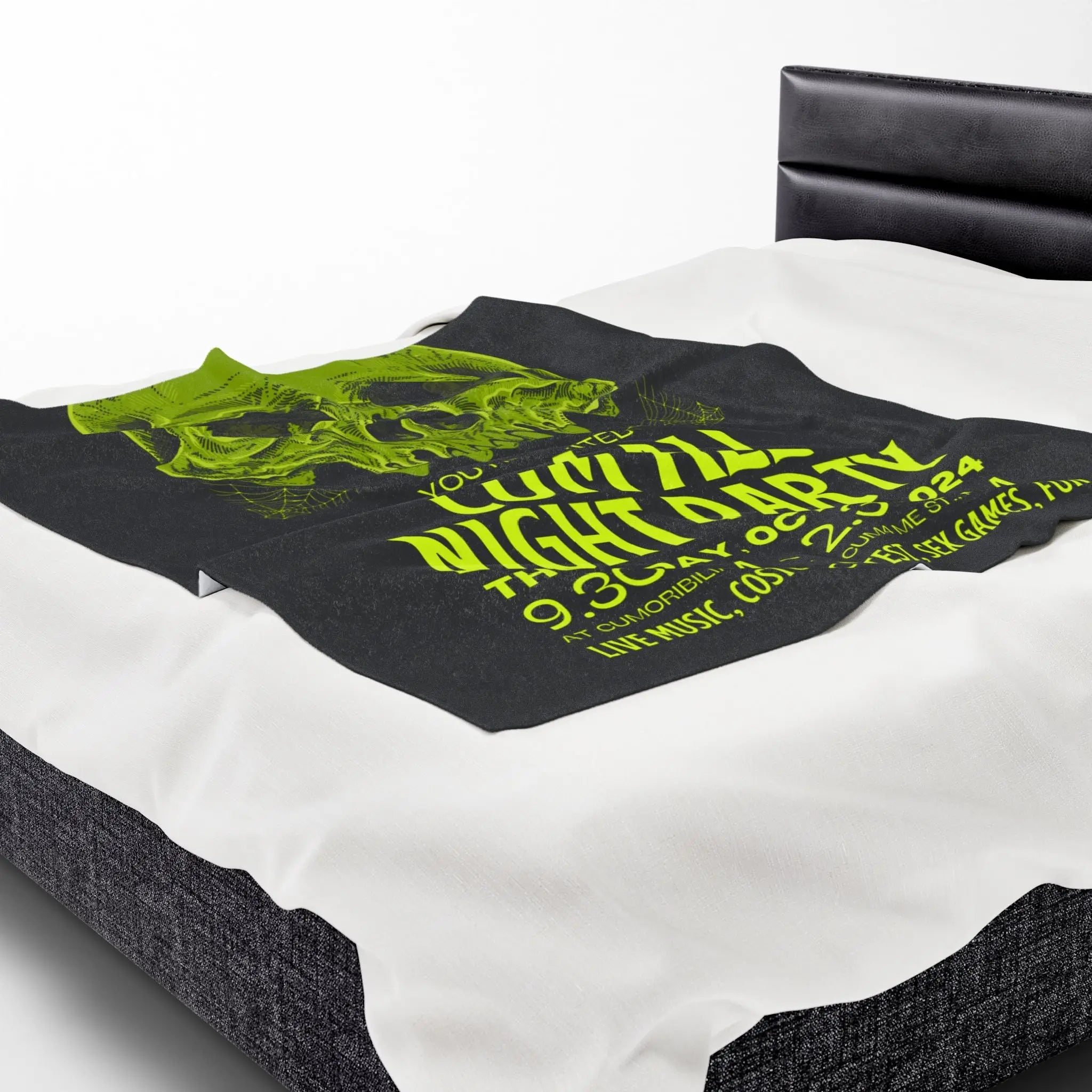 All Night Party | Mix & Match Velveteen Fun-Flirty Lovers’ Blankets