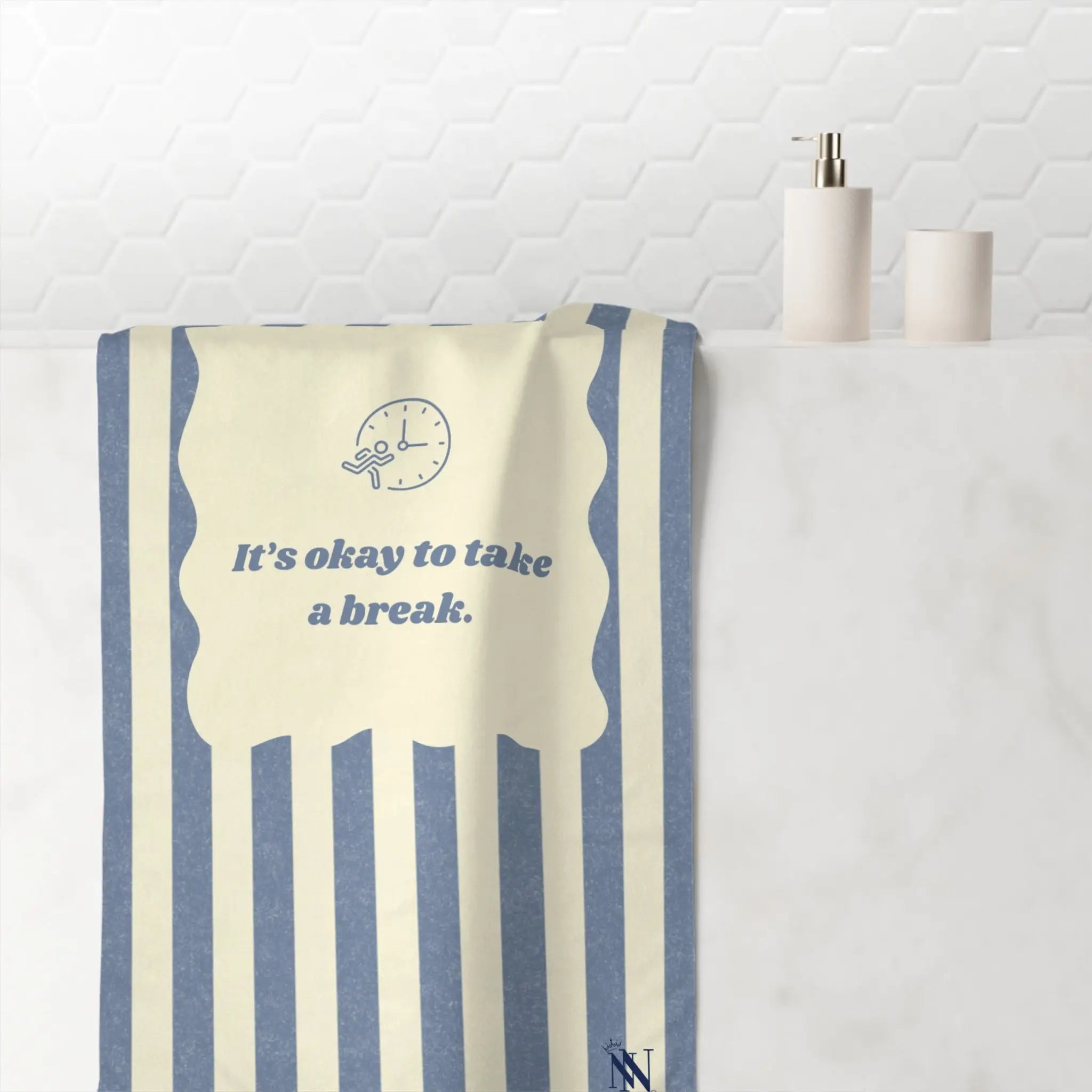 It’s Okay to Take a Break | Mix & Match XL Fun-Flirty Lovers’ Towels