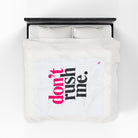Don’t Rush Me | Mix & Match Velveteen Fun-Flirty Lovers’ Blankets