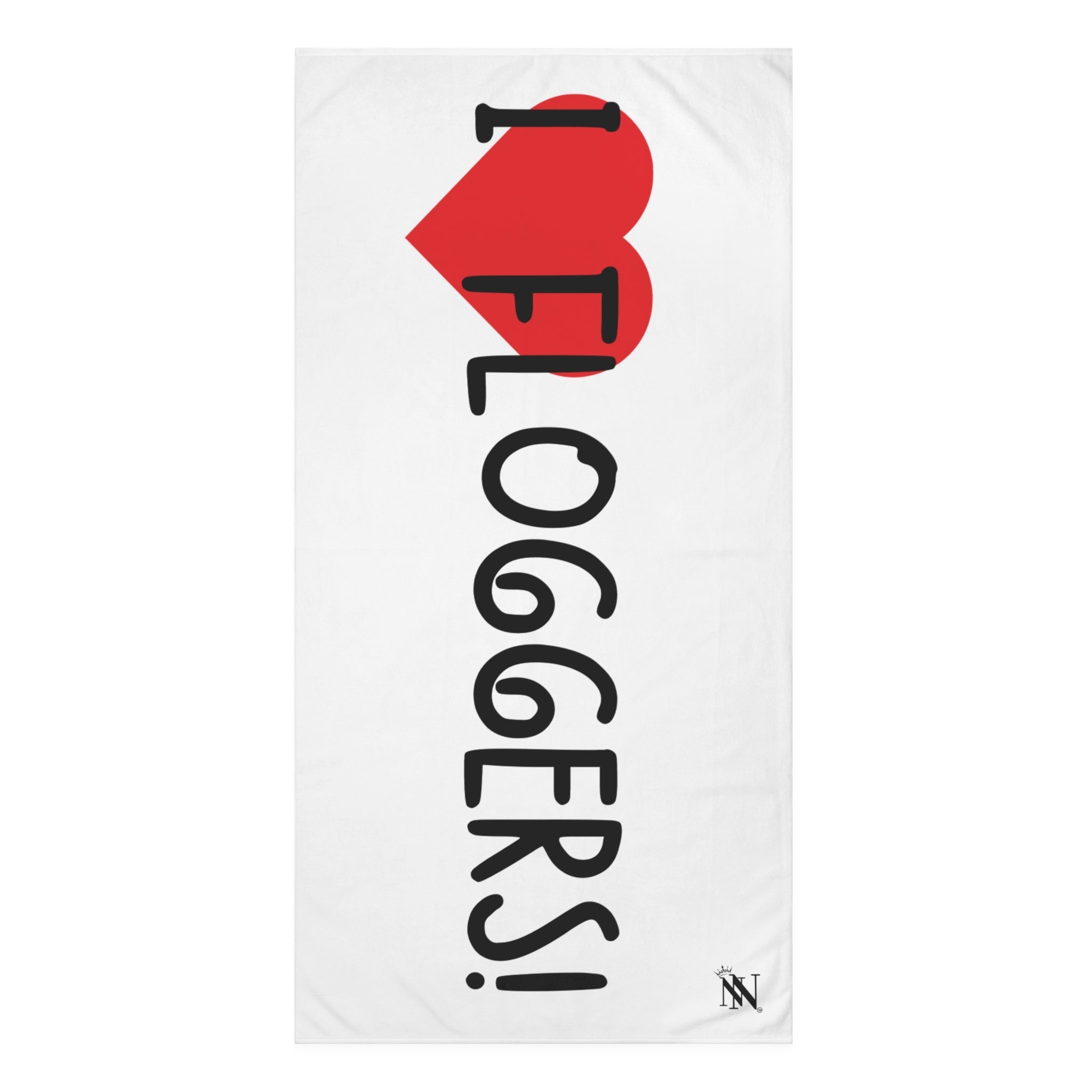 I Love Floggers! | Mix & Match Naughty XL Fun-Flirty Lovers’ Towelsh