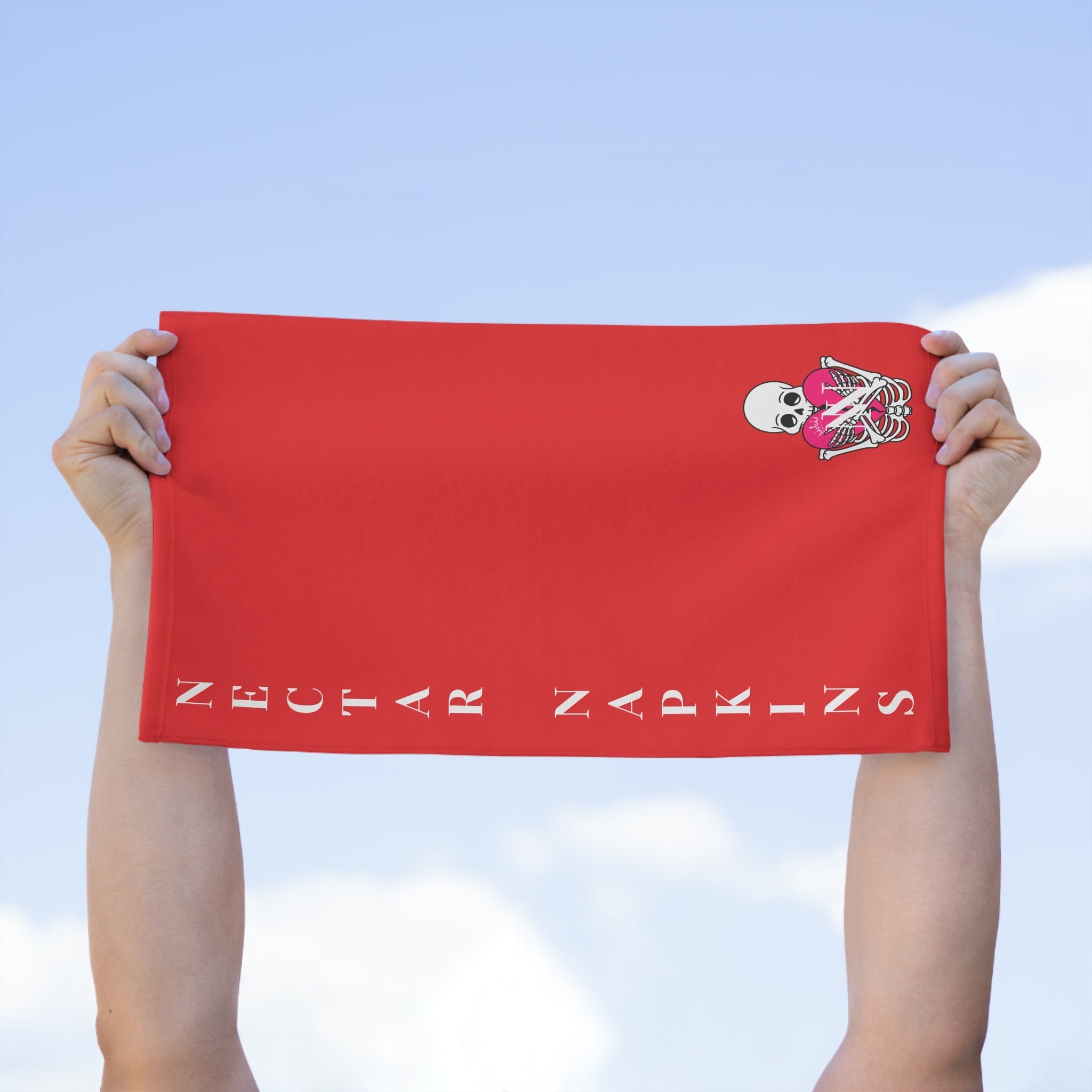 Nectar Napkins Brand Bright Red Sex Towel