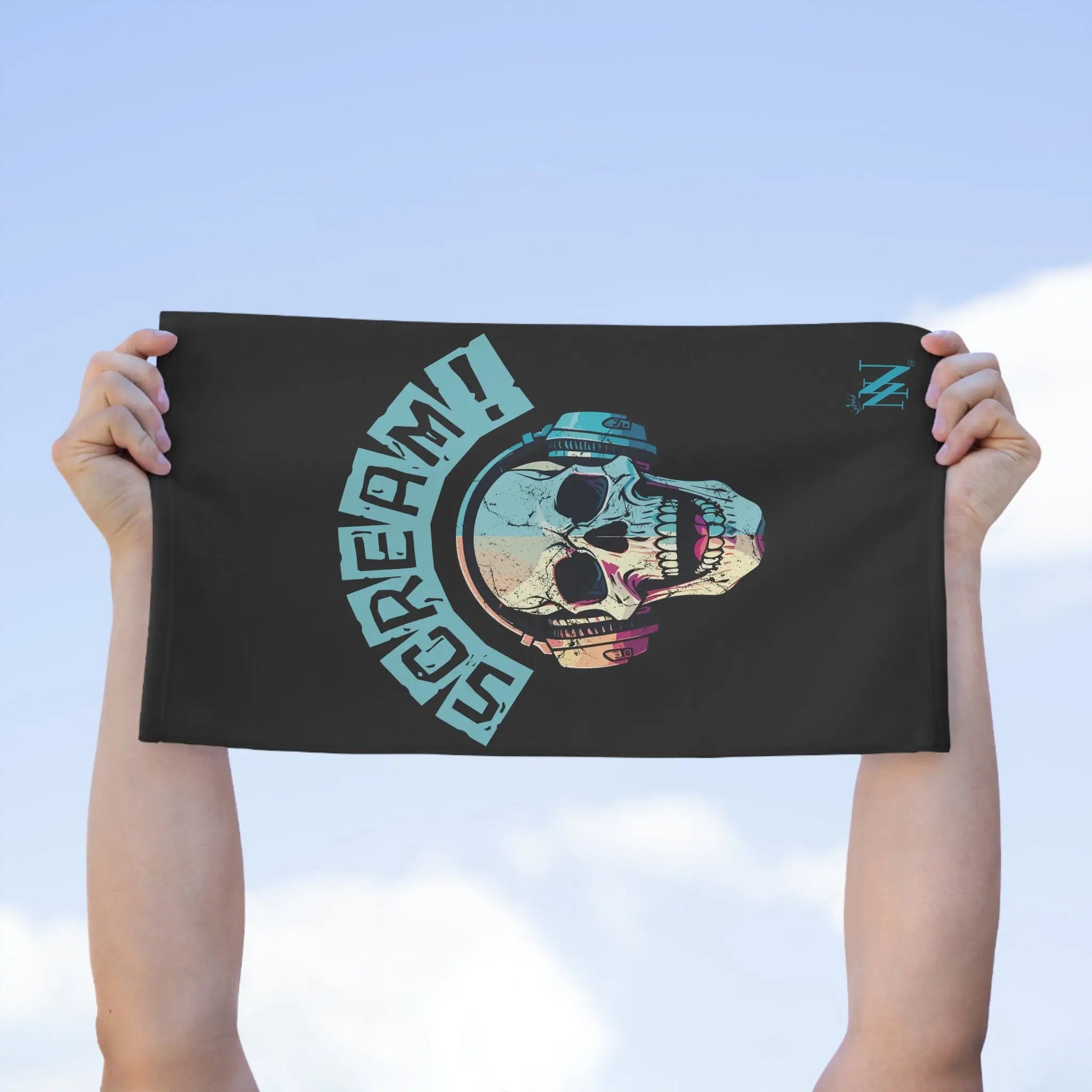 Scream! Skull Headphones | Mix & Match Soft Fun-Flirty Lovers’ Towels