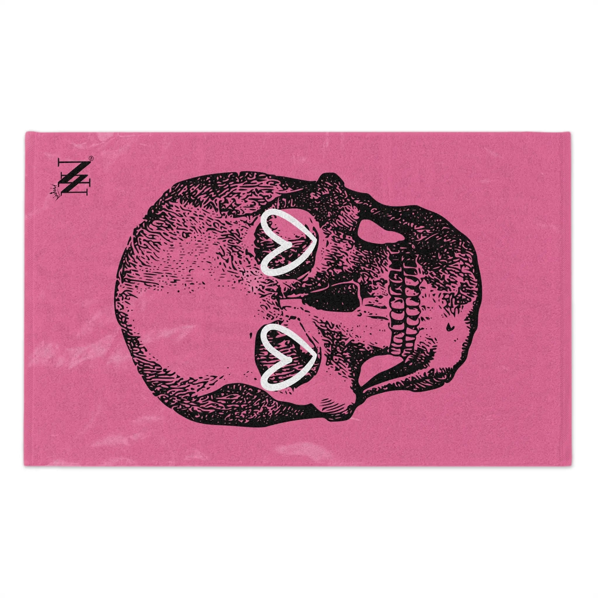 Skull Heart Eyes | Mix & Match Soft Fun-Flirty Lovers’ Towels