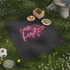Cum Hard! Kiss Mark | Mix Match Fun-Flirty Lovers’ Water-Resistant Blankets