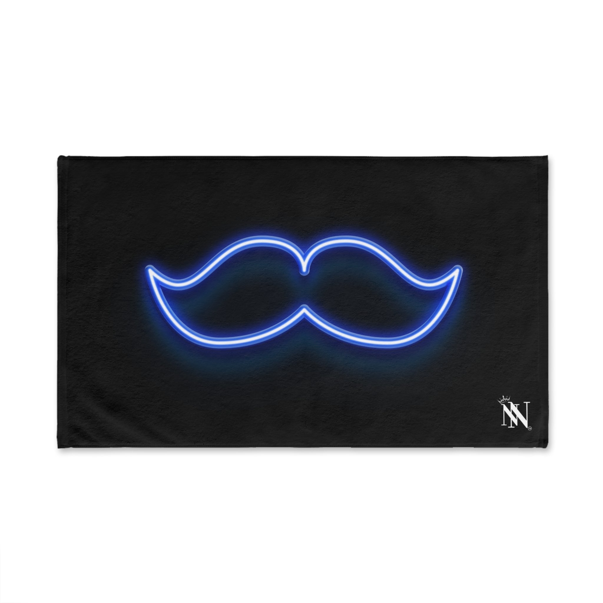 His Mustache Neon Cum Towel